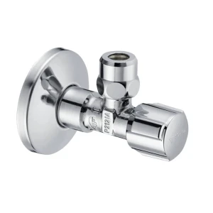 Schell COMFORT regulacyjny zawór kątowy 1/2" x 3/8" z nakrętką i rozetą (049070699)